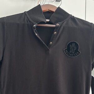 Moncler Black Button Down Shirt